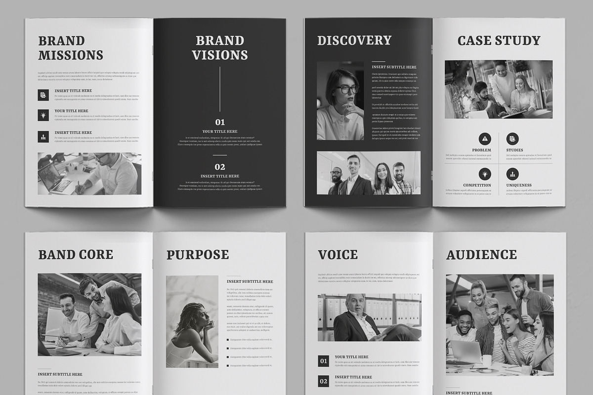 Brand Strategy Template, a Brochure Template by ContestDesign (Photo 3 of 4)