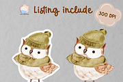 Fall Mega Pack – Clipart & Sticker, a Seasonal Illustration by Annyillustration (Thumbnail 4 of 7)