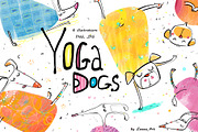 Yoga Dogs - 6 illustrations, an Animal Illustration by Zooza Art (Thumbnail 1 of 8)