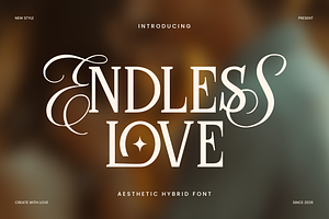 Endless Love - Romantic Font, a Serif Font by Umitype