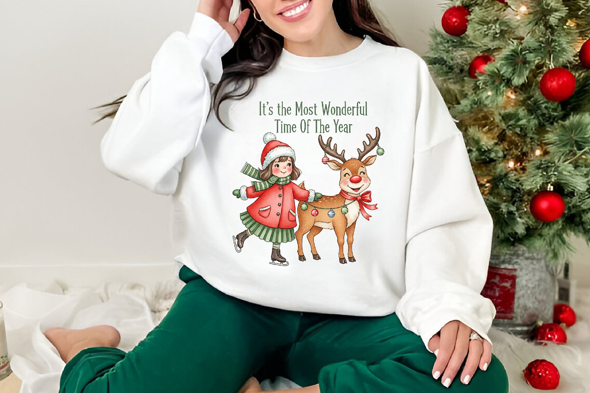 Vintage Christmas PNG Bundle, an Illustration by Designworld (Photo 7 of 10)