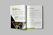Gym Fitness Studio Bifold Brochure, a Brochure Template by VectStock (Thumbnail 2 of 7)