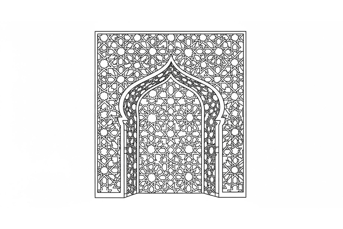 Islamic Arch Window Mandala Bundle, an Illustration by Artivon (Photo 21 of 45)
