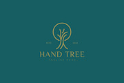 Hand Tree Logo Success Genesis, a Branding & Logo Template by Signatoro (Thumbnail 1 of 2)