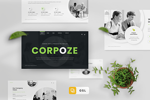 Company Profile - Googleslide, a Presentation Template by GraphauseProject