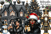 Luxury Black Christmas Clipart, an Illustration by OK Design (Thumbnail 1 of 5)