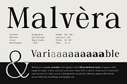 Malvera, a Serif Font by Black Studio (Thumbnail 1 of 16)