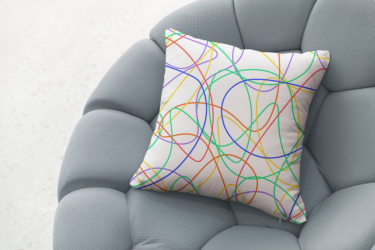 Colorful Line Print, a Background Graphic by MalyskaStudio (Photo 8 of 12)
