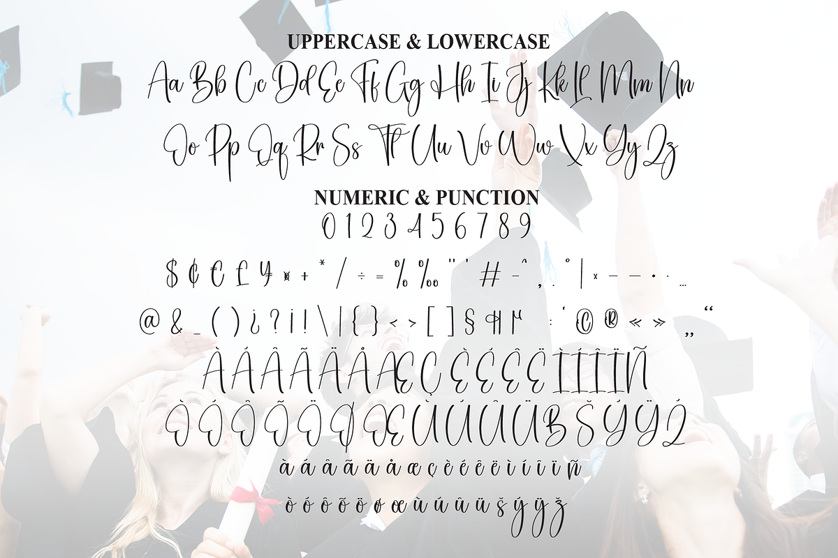 Graduation | Script Font, a Handwritten Font by Scratchones (Photo 7 of 9)