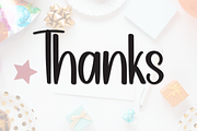 Birthday Card | Script Font, a Script Font by Scratchones (Thumbnail 8 of 8)