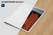 US Letter Brochure Mockups, a Print Template by Andre28 (Thumbnail 1 of 7)
