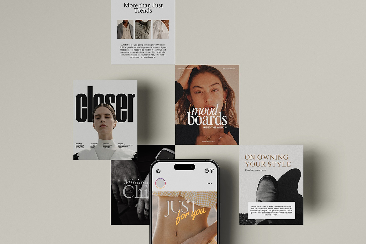 Instagram & Social Post Mockup, a Device Mockup by Tahtagraphic (Photo 15 of 16)