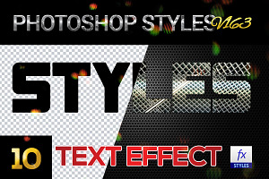 10 Creative Photoshop Styles V163