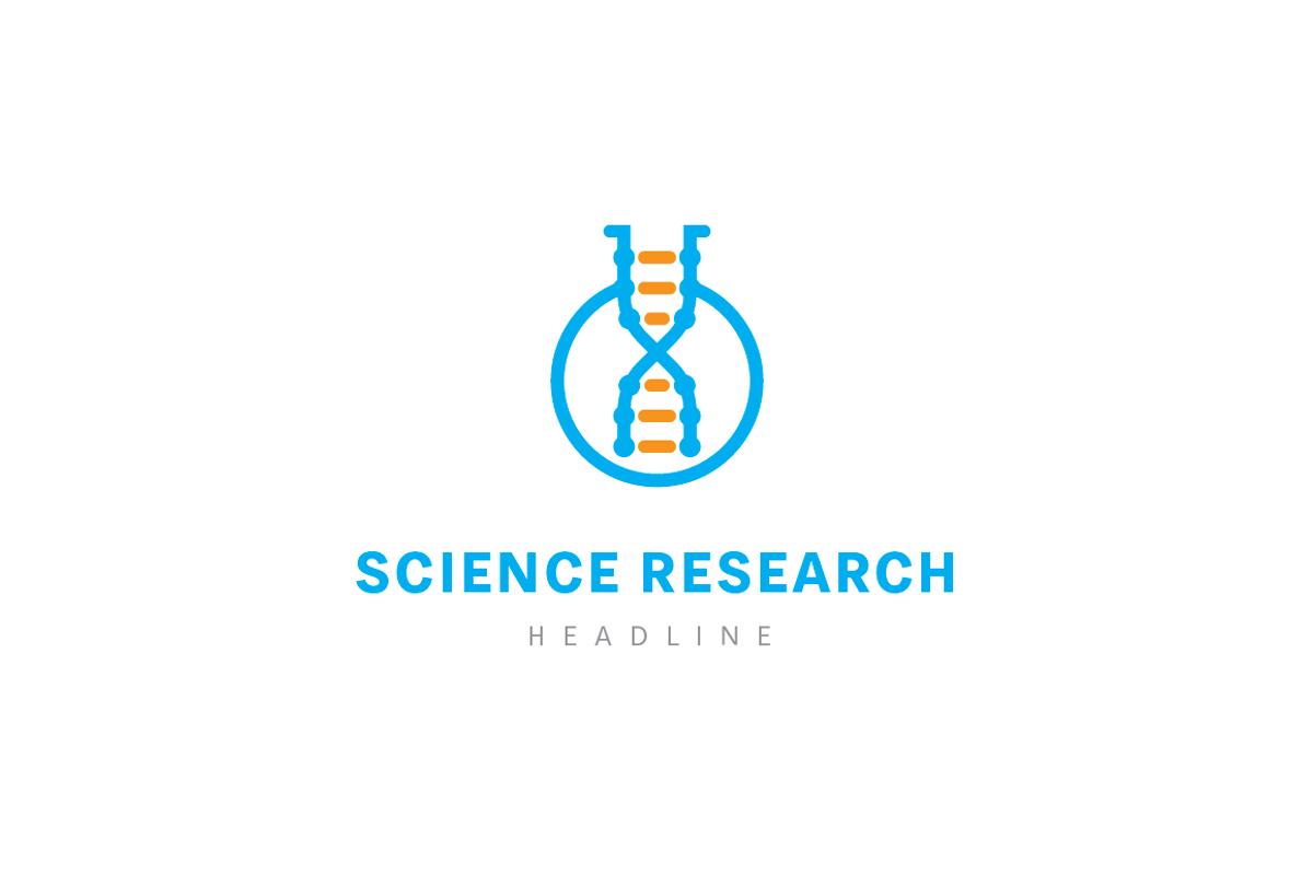Science research logo., a Branding & Logo Template by Anton Akhmatov