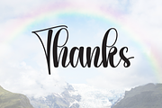 Rainbow | Script Font, a Handwritten Font by Scratchones (Thumbnail 9 of 9)