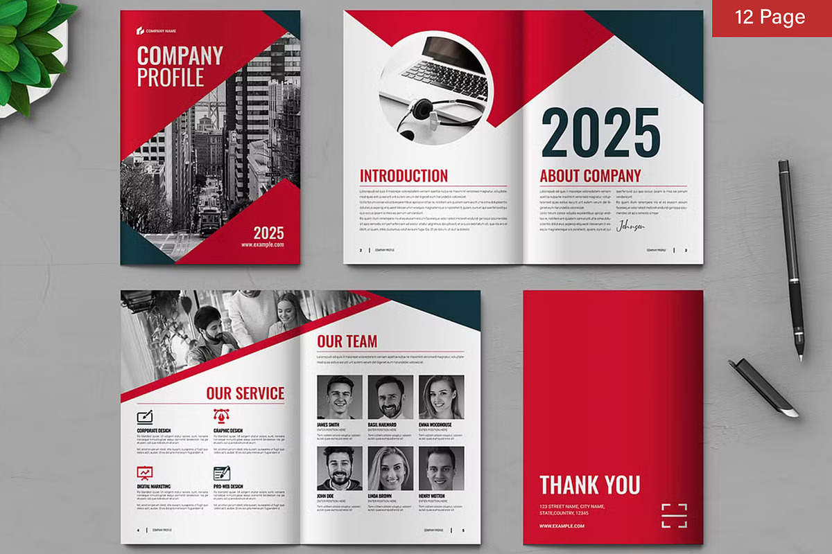 Company Profile Bundle, a Brochure Template by ContestDesign (Photo 24 of 24)