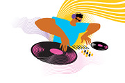 DJ illustrations set, a Person Illustration by lenlis (Thumbnail 11 of 13)