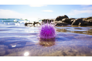 spines purple sea urchin ai, a Nature Photo by pikepicture