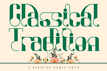 Classical Tradition - Geometric Font