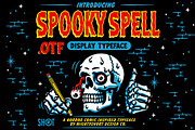 Spooky Spell Font, a Font by MightySHORT (Thumbnail 1 of 3)