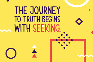 Seek Truth Typeface