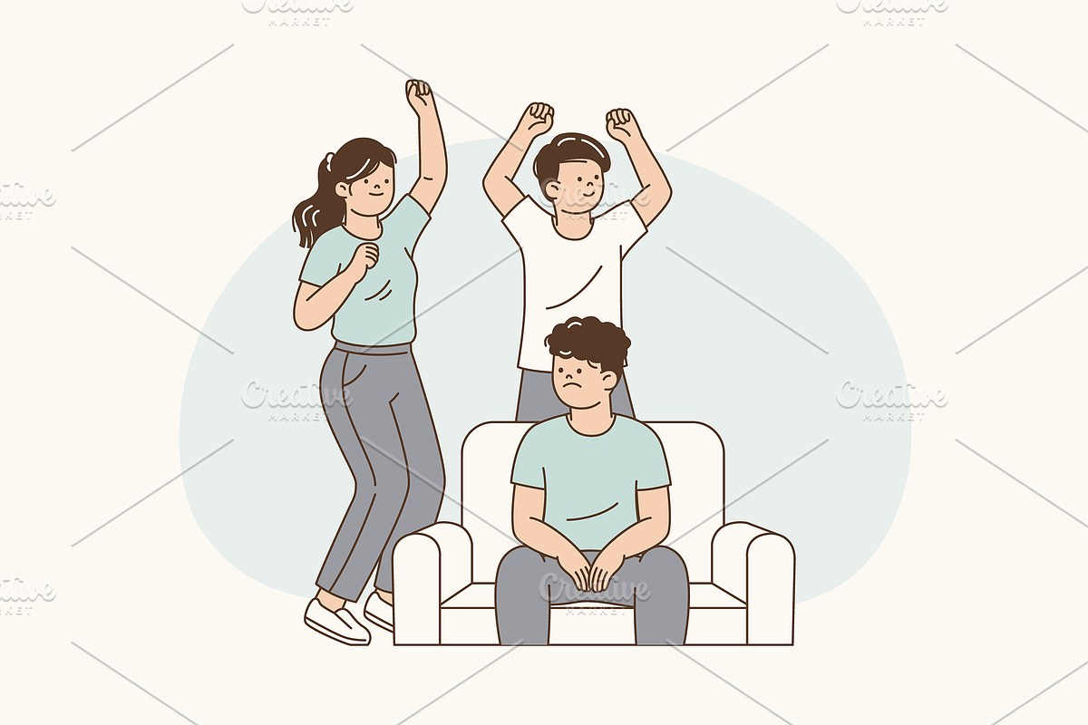 The Introvert Bubble Illustration, an Object Graphic by Jump Studio (Photo 12 of 12)