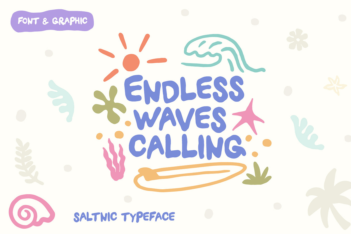 Saltnic - Handwritten Typeface Coast, a Handwritten Font by youken (Photo 3 of 4)