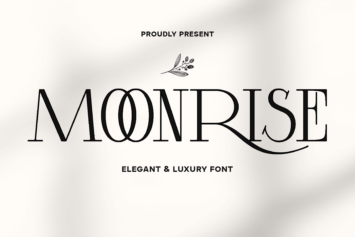 Moonrise - Luxury Font, a Serif Font by Umitype (Photo 1 of 9)