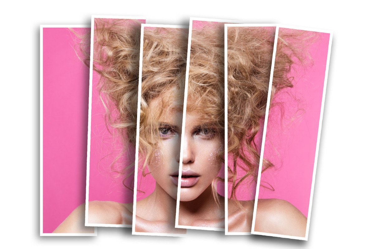 Vertical Panels Collage PS Action preview 5