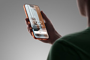 24 iPhone 17 Pro in Hand Mockups, an iPhone Mockup by Asylab (Thumbnail 64 of 107)