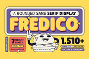 Fredico – Rounded Sans Serif Display, a Sans Serif Font by Tiptop Graphic (Thumbnail 1 of 10)