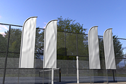 Promotional Padel Pole Flag Mockup, an Advertising Mockup by Bartama Graphic (Thumbnail 5 of 5)