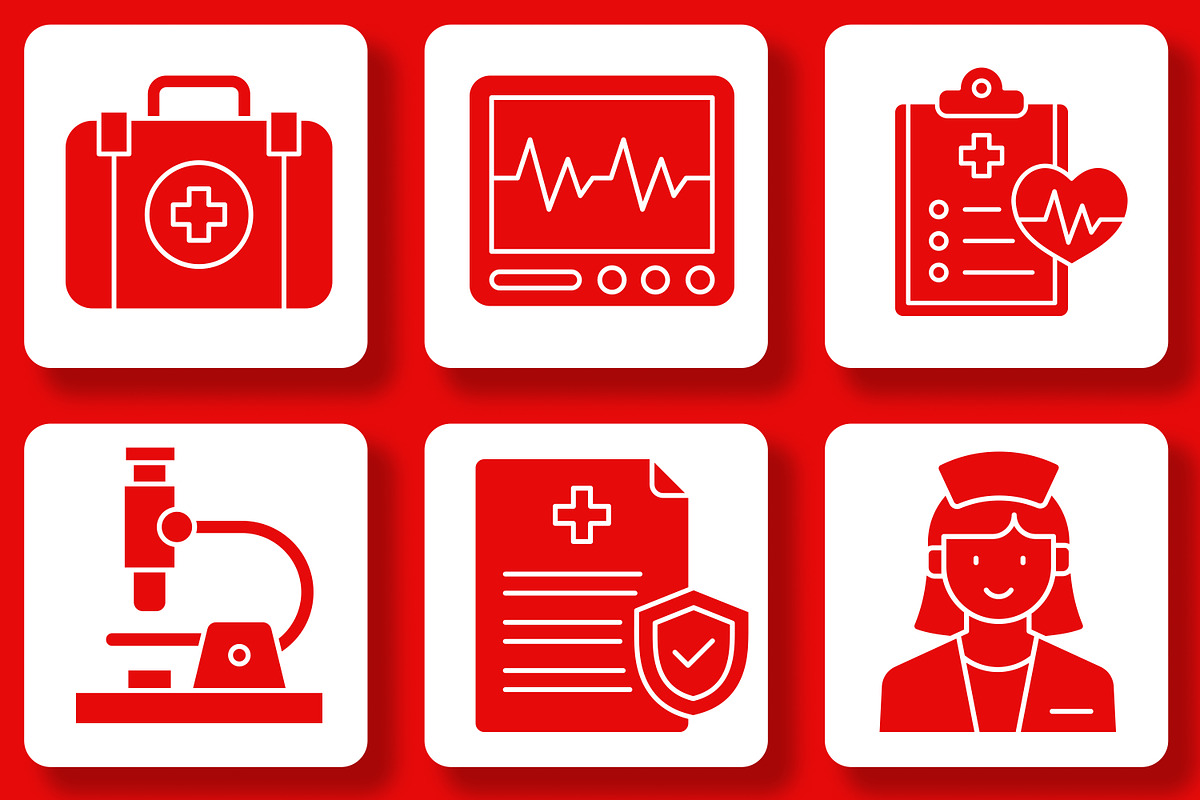 Healthcare Icons, an Outline Icon by Tekuni (Photo 6 of 8)