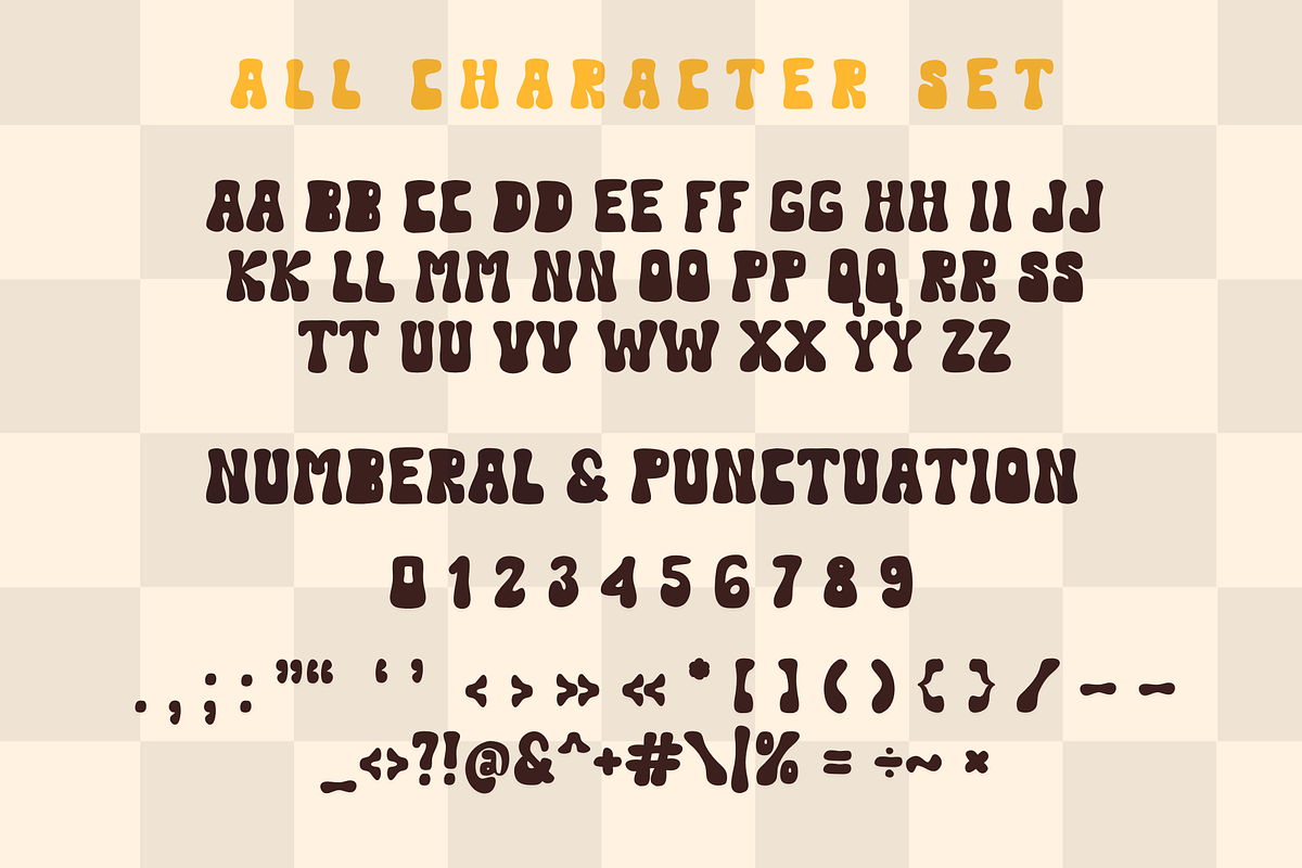 Groovy Teacher, a Sans Serif Font by Brown Cupple (Photo 6 of 7)