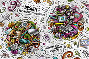 Design & Art Cartoon Doodle Big Pack, a Decorative Illustration by BALABOLKA (Thumbnail 4 of 10)