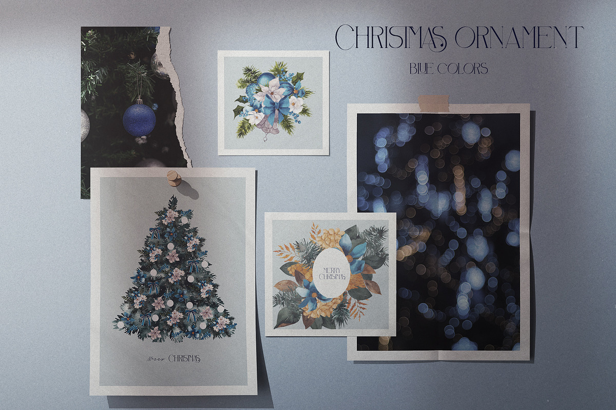 Watercolor Christmas ornaments, an Object Graphic by ma_i_vi (Photo 5 of 20)