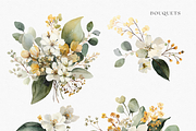 Elegant Neutral Wildflower Bouquet, a Decorative Illustration by ThaismotaCreativeCo (Thumbnail 3 of 11)