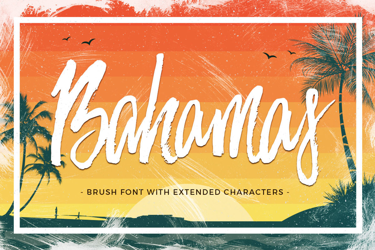 Bahamas Brush Font, a Script Font by Ivan Rosenberg (Photo 1 of 6)