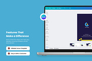 Modern Tech Startup Company Profile, a Brochure Template by twinstd (Thumbnail 3 of 6)
