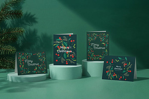 Festive Card Mockup, a Product Mockup by wavebreak