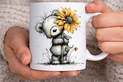 Whimsical Animals Spring Clipart PNG, an Illustration by Canvas Craft (Thumbnail 5 of 7)
