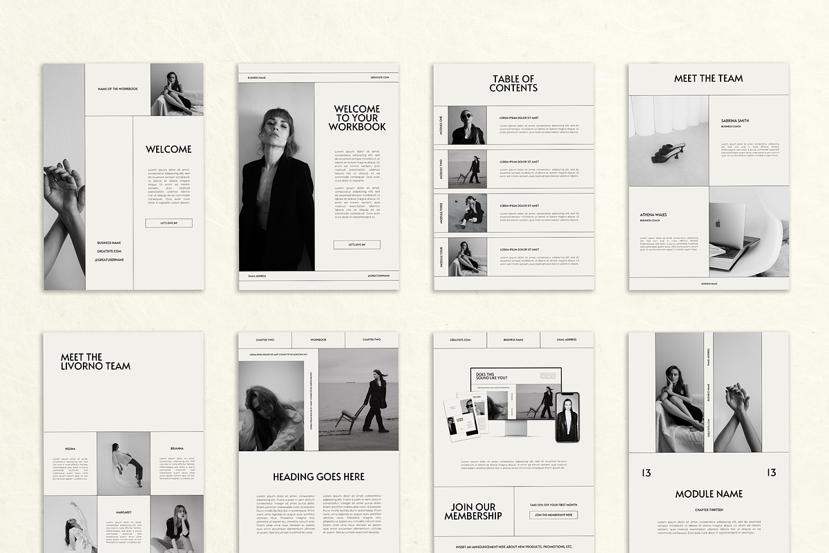 Canva Workbook Template for Coaches, a Magazine Template by Branding Babe Co. (Photo 5 of 10)