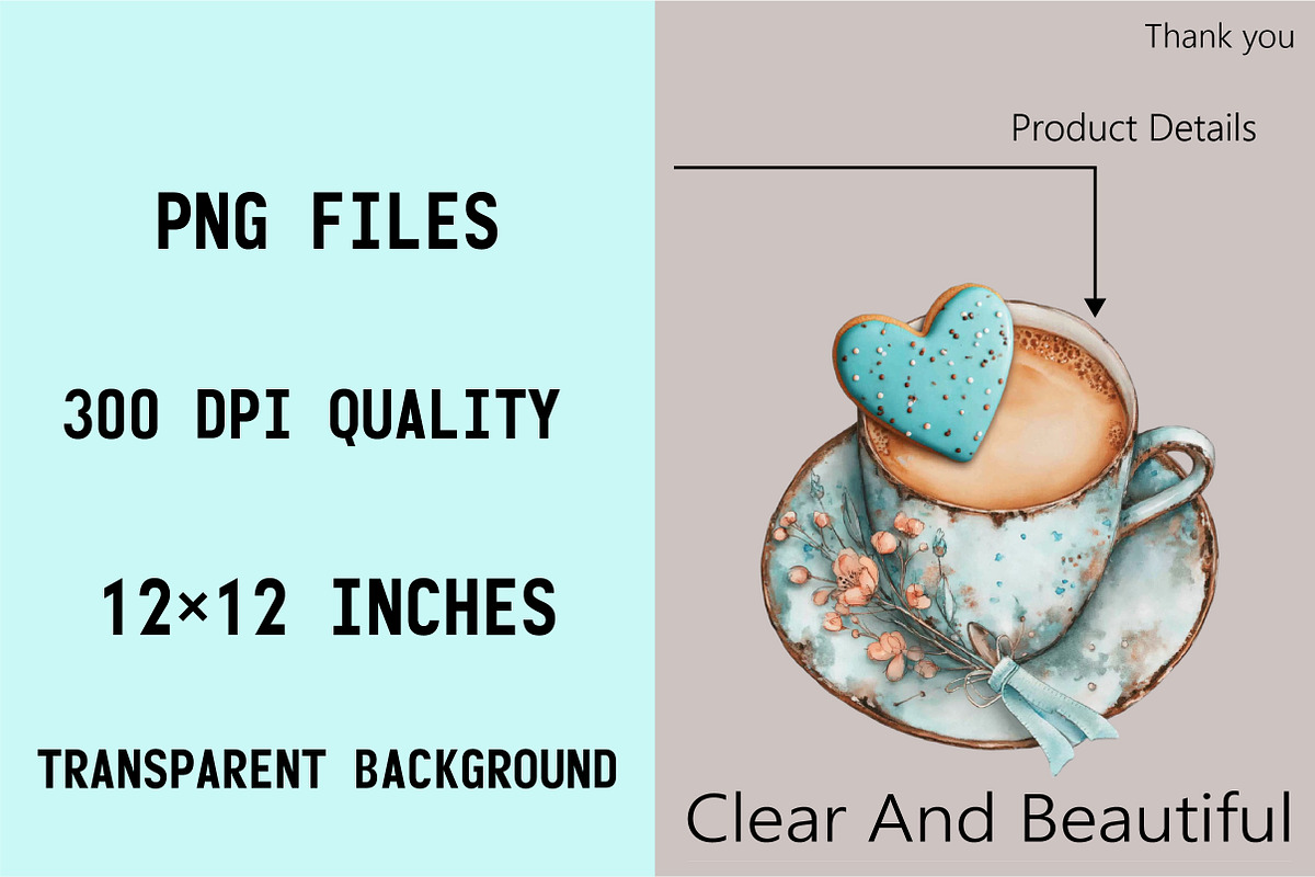 Valentine Coffee Clipart Bundle, an Illustration by SVGArt (Photo 6 of 8)