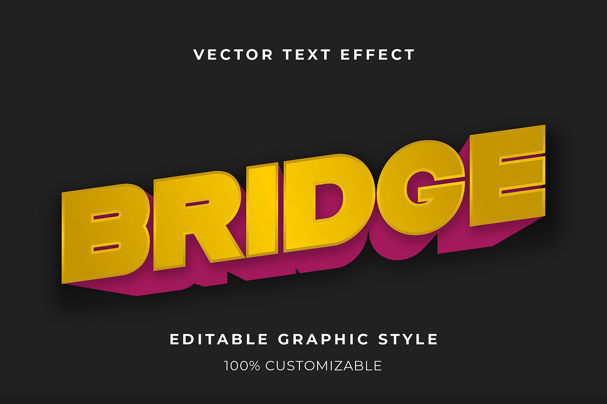 Bold 3D Shadow Text Effect