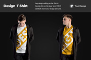 8 Mockup T-Shirt In a Black Mantle, a Shirt Mockup by Grow Design Craft Studio (Thumbnail 3 of 6)