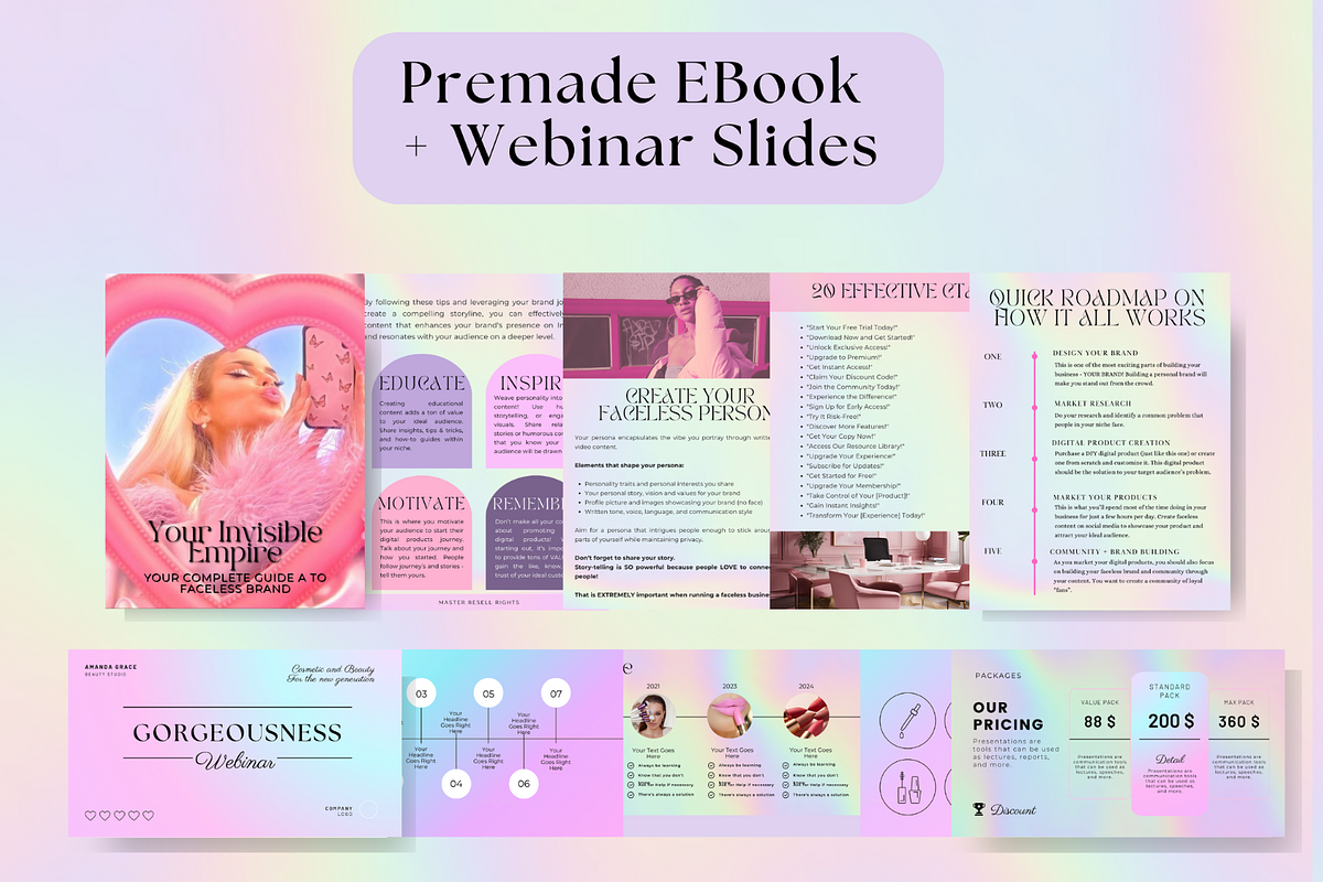 1000 Templates Brand Kit Pastel, a Social Media Template by CopertiniStudio (Photo 8 of 8)