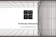 Cube-Font, a Font by LYB-Design (Thumbnail 1 of 2)