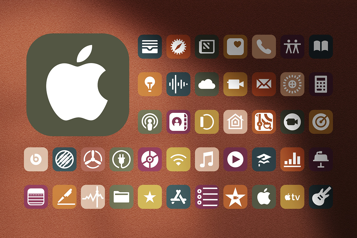 90 iOS Autumn Aesthetic App Icons, an Icon by Ellen Artworks (Photo 2 of 3)