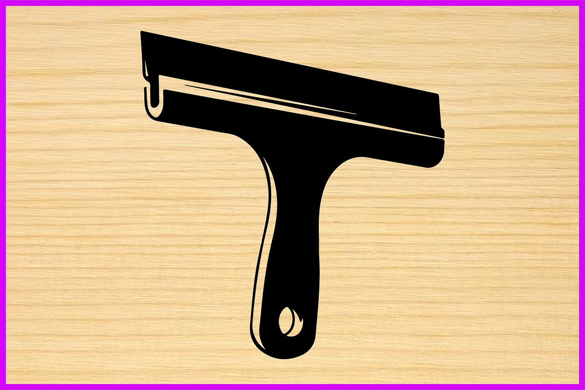50 Squeegee Silhouette Clipart Set, an Illustration by Designer_Momina (Photo 2 of 4)