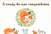 A Scurry of Squirrels - Design Kit, an Animal Illustration by Baksiabat (Thumbnail 7 of 12)
